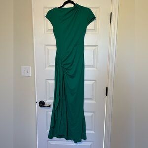 Green Maxi Evening Dress